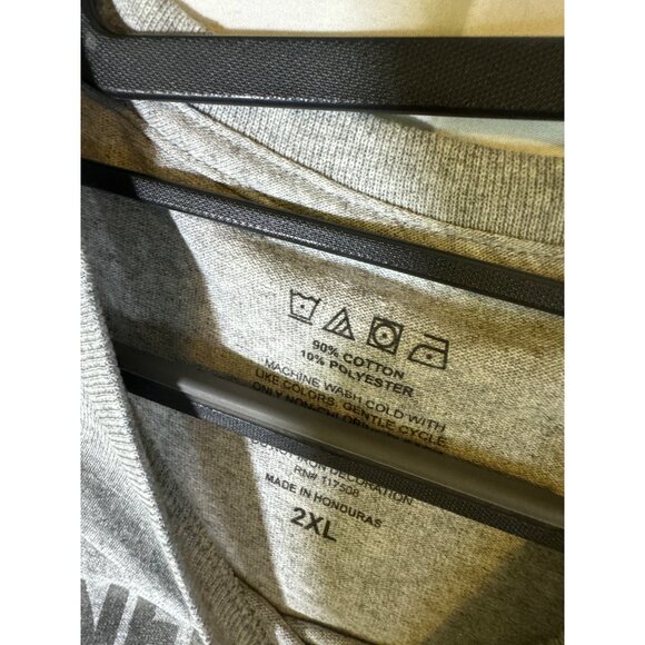 Channel Surfing is My Cardio Funny Men's Graphic T-Shirt, Ash, Size XXL, NWOT - Picture 2 of 3